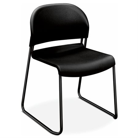 GuestStacker High-Density Stacking Chair |Onyx Shell