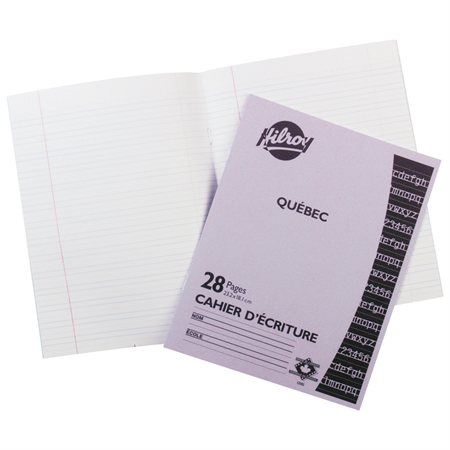 Quebec Interlined Dotted Lines Writing Book