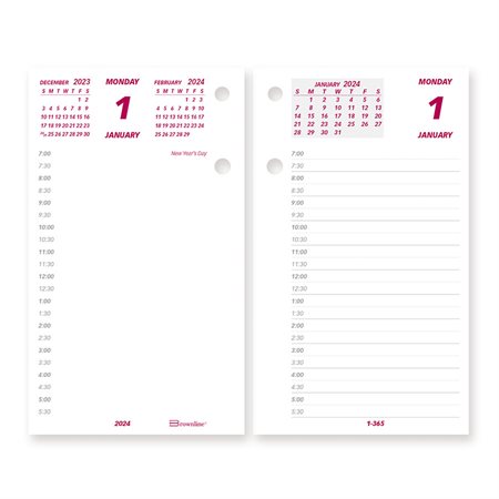Daily Calendar Pad Refill (2024)