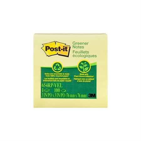 Recycled Post-it® Self-Adhesive Notes
