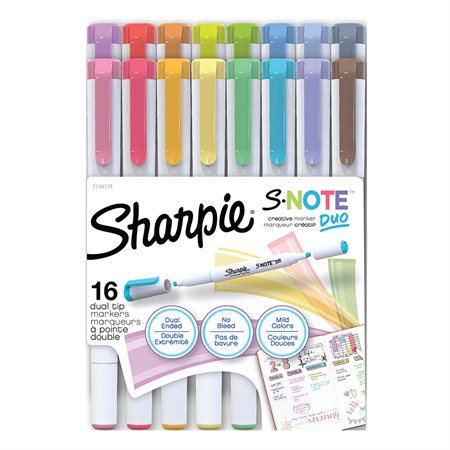 Sharpie S-Note Dual Tip Markers